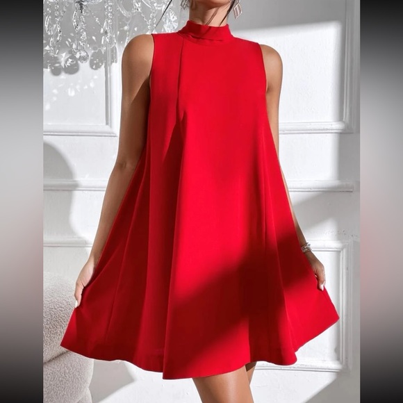 Luxe neck tie party formal evening dress - Picture 13 of 16